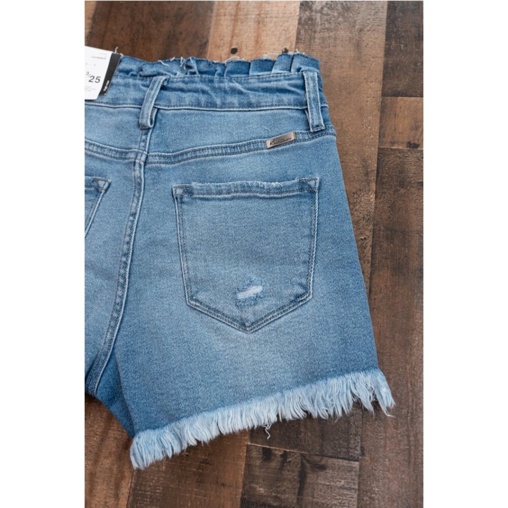 π KanCan High Rise Jean Shorts - Size 3/25 - Picture 7 of 10